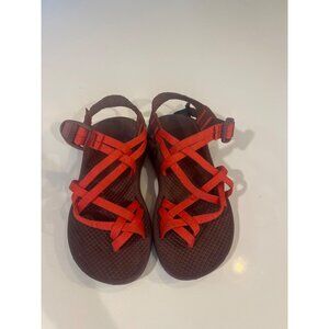 Chaco Womens Z/Cloud Sandals Adjustable Red Straps Size 6 NWOT
